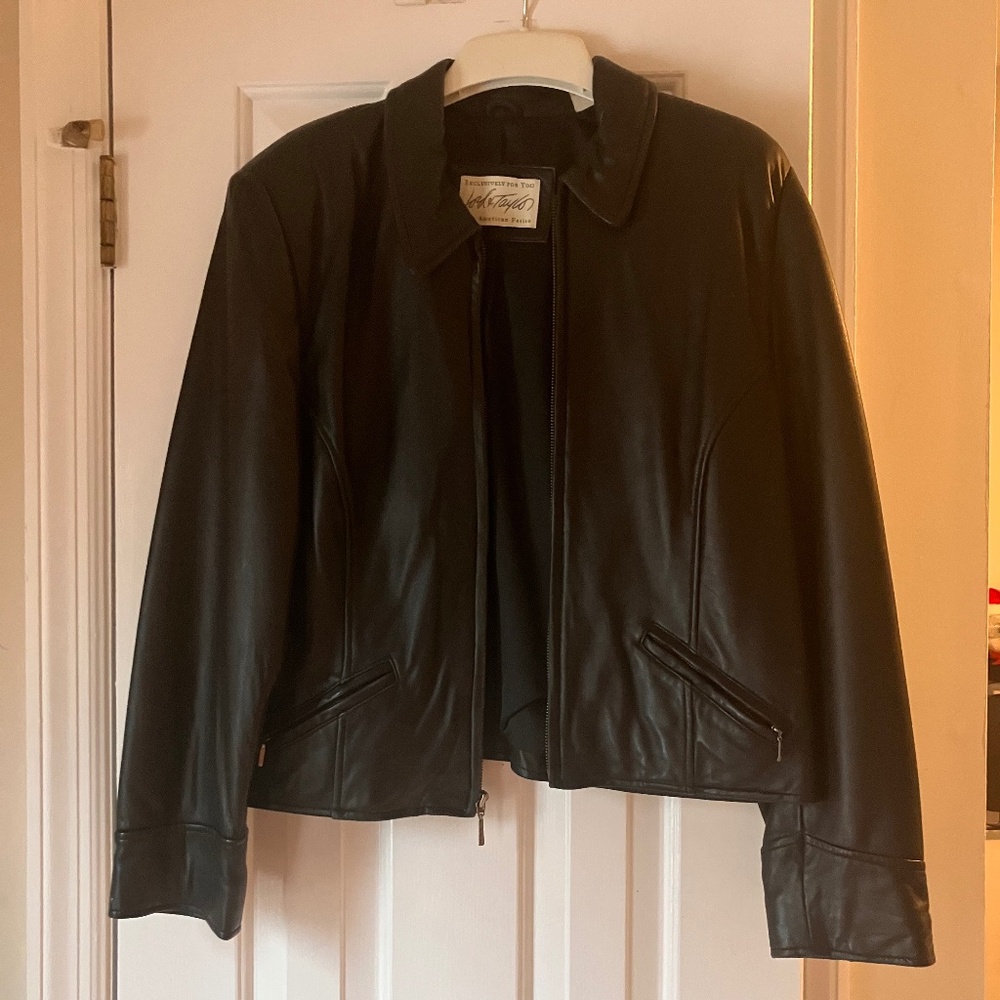Lord & Taylor Woman's leather jacket